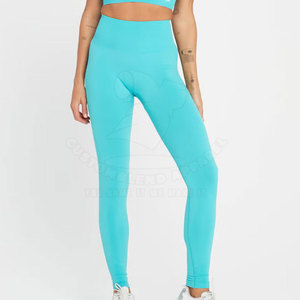 Leggings Personalizables de Cintura Alta con Cordón Ajustable para Mujer, Tallas Grandes, Logotipo Personalizado, Material Spandex/Poliéster, Secado Rápido, Transpirables, Color Sólido - Product Image 6