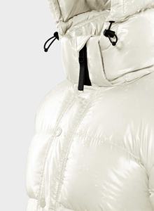 OEM Custom Front Men's Winter <b>Thin</b> Soft Shell 100% Nylon <b>Waterproof</b> Puffer <b>Jacket</b> 2025 High Visibility Yellow Zipper Fashionable - Product Image 2