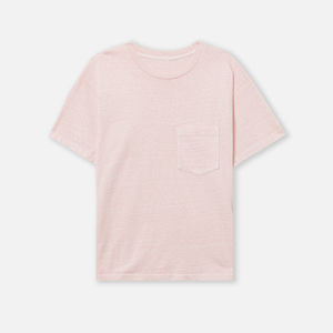 Camisetas básicas de algodón pesado para hombre de Color sólido hechas a medida de alta calidad, camiseta lisa en blanco de manga corta de verano para hombre - Product Image 3