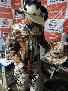 เสื้อแจ็คเก็ตหนังวัวแท้สีพื้น ผ้าแคนวาส บุผ้าสำหรับฤดูหนาว แบบยูนิเซ็กซ์ ทนทาน คอจีน ปรับแต่งได้เต็มที่ ราคาประหยัด - Product Image 6