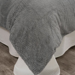 China Factory Wholesale DOTEX Brand 3-Piece <strong>Teddy</strong> Fleece Back Printed Sherpa Duvet Set-Portable Solid Polyester <strong>Bedding</strong> OEKO-ECO - Product Image 6