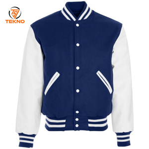 Chaqueta Bomber Varsity para hombre, nuevo diseño de talla grande, parches personalizados, chaqueta Letterman Varsity para hombre, servicio OEM - Product Image 1