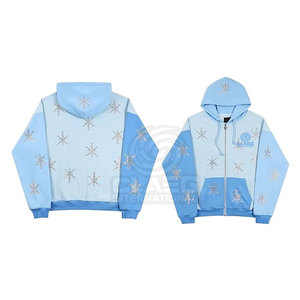 Precio razonable Servicio OEM Sudaderas con diamantes de imitación para hombres Estilo único Transpirable Hombres Sudaderas con diamantes de imitación - Product Image 5