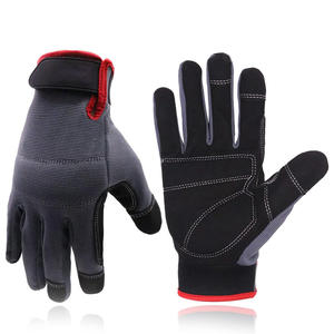 Gants de travail de mécanicien personnalisables avec poignée antidérapante paume renforcée dos respirant pour garage d'atelier et réparation quotidienne - Product Image 1