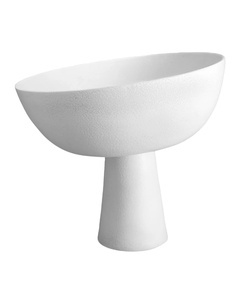 Tazón de Metal para servir fechas, tazón de fechas blancas duradero de alta calidad, la Mesa del elegante para hogar, comida, frutas, uso para servir - Product Image 1