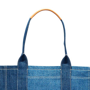 Vente en gros de sacs fourre-tout en denim design OEM personnalisé au meilleur prix pour femmes sacs fourre-tout en jean à prix raisonnable - Product Image 4