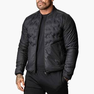 Chaqueta Acolchada con Cuello Alto para Hombre, Nueva Marca 2024, Logotipo Personalizado, Ropa de Invierno con Capucha, Abrigo Acolchado Cálido de Fábrica al por Mayor - Product Image 1