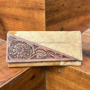 Nouveau sac fourre-tout à pampilles en cuir de vachette véritable outillé à la main - Product Image 3