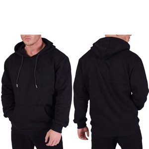 Vente en gros de sweats à capuche personnalisés survêtement uni décontracté jogging chaud et doux survêtements fitness broderie survêtements en coton ensembles pour hommes - Product Image 4
