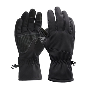 Gant d'hiver de haute qualité pour hommes fabriqué à partir de tissu imperméable stratifié de polyuréthane/impression de silicone, à l'intérieur de la micro-polaire - Product Image 1