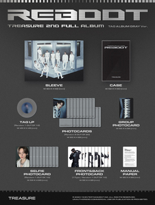 TREASURE - 2ème album complet [ REBOOT ] YG TAG VER. Album KPOP Best Seller en Corée - Product Image 4