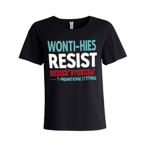 T-shirt da donna anti-racismo, contro l'odio e per la protesta - Abbigliamento promozionale - Product Image 1