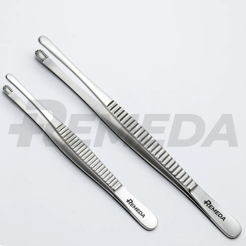 Remeda Russian Type Intestinal Grasping Forceps 15cm 20cm Russia Model Tissue Forceps 25cm