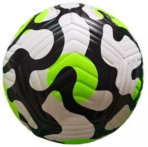 Balón de fútbol personalizado de cuero para adultos, balón de fútbol para estudiantes, Partido de entrenamiento, talla 5, venta al por mayor - Product Image 1