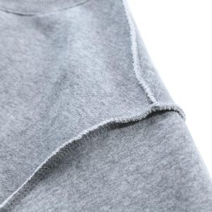 เสื้อสเวตเตอร์คอตตอนขนาดใหญ่พิเศษของผู้หญิงเสื้อครอปไซส์พิเศษปักโลโก้ได้ตามต้องการ - Product Image 2