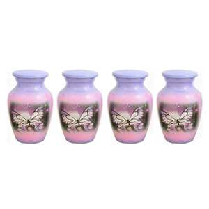 Alta demanda con precio razonable Artesanía Urna para cenizas Urna de aluminio azul humano Cremación hecha a medida con calidad de exportación - Product Image 6