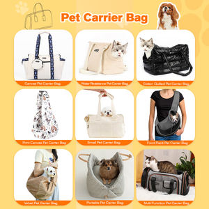 Özel kadife evcil hayvan taşıyıcı sırt çantası katlanabilir lüks kedi köpek seyahat tek kollu çanta ayarlanabilir yumuşak evcil hayvan taşıyıcı ile telefon cebi - Product Image 4