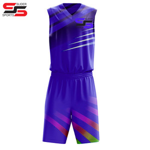 Nouveaux uniformes de basket-ball de style OEM à vendre en gros, de bonne qualité, séchage rapide, 100% polyester - Product Image 5
