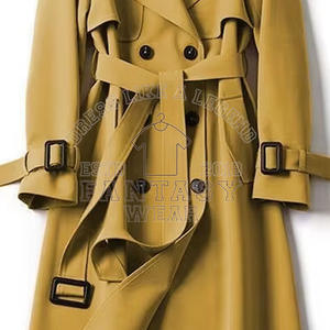 FANTASY WEAR OEM Abrigo de Lana Cruzado Clásico de Alta Calidad con Cinturón para Mujer, Certificado CE ISO - Product Image 6