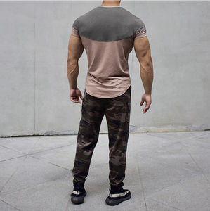 T-shirt tricoté pour homme en gros, 100 % coton, livraison directe usine, logo personnalisé, doux, respirant, écologique, hauts décontractés et tendance - Product Image 6