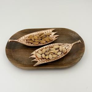 Juego de 2 Tazones para Frutos Secos con Bandeja de Madera, Venta al por Mayor, Exportador, Precio de Lentejas Rojas de la India - Product Image 1