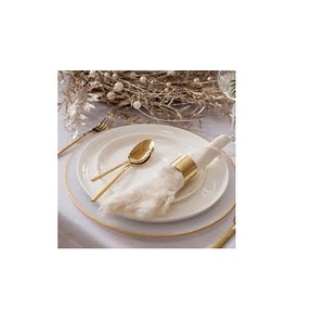 Vente chaude rond de serviette en laiton fêtes de Noël vaisselle décorative élégant rond de serviette en laiton à bas prix - Product Image 2