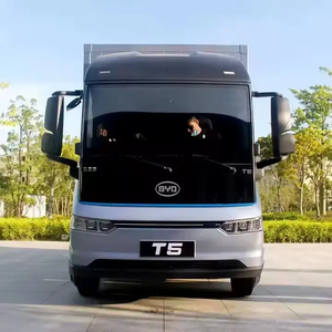 T5 2024 BYD 4.5T 4.03M รถบรรทุกไฟฟ้าไฮบริดแถวเดียว1000กิโลเมตรแบตเตอรี่ยาวมากสินค้าคงคลังผู้ขายที่ดีที่สุดโลจิสติกส์ - Product Image 1