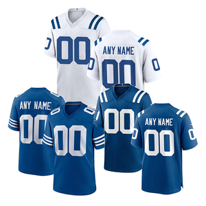 Vente en gros de maillots de football américain de haute qualité et bon marché, maillots cousus d'Indianapolis, 32 équipes, chemises NFL pour les joueurs de football - Product Image 1