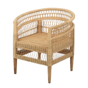 Home Garden Outdoor <b>Furniture</b> Natural Handwoven Rattan Ubree Arm Chair with Cushions Armchair With Vintage Design for SALE - Product Image 1