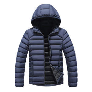Doudoune hommes décontracté hiver col montant avant Logo élégant coupe-vent imperméable 2025 - Product Image 6