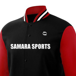 Wholesale Heat Transfer logo Design Varsity <b>Jackets</b> Custom Unisex <b>Baseball</b> <b>Jacket</b> <b>Men</b> Casual Plain Cotton Letterman Winter - Product Image 4