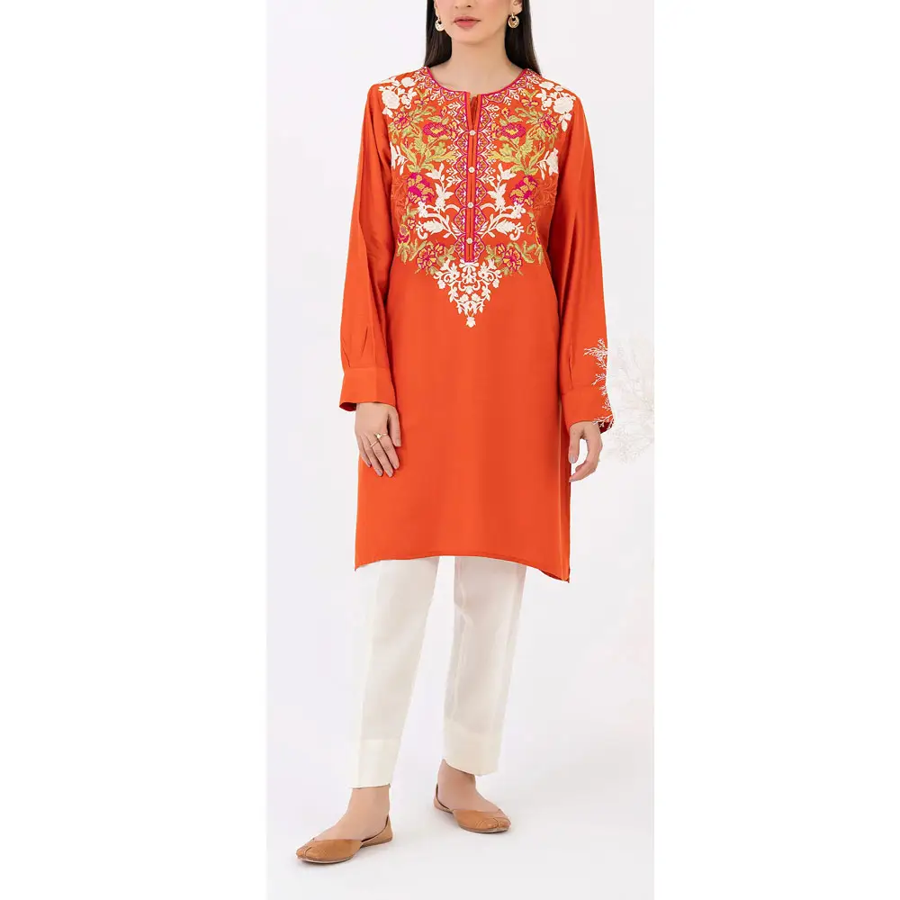 Женская Этническая одежда с вышивкой, дизайнерская женская обувь Kurtis с цифровым принтом, женская одежда Kurti для повседневного использования