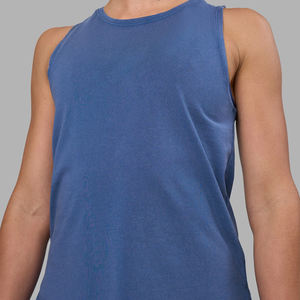 Débardeur de sport professionnel pour femmes avec perlage sur le devant, respirant, en tricot 100% coton pour la musculation - Product Image 5