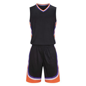 Ensemble de maillots de basket-ball personnalisés pour hommes séchage rapide uniforme respirant imprimé Technics nouveau design maillot de retour grande taille Option - Product Image 5