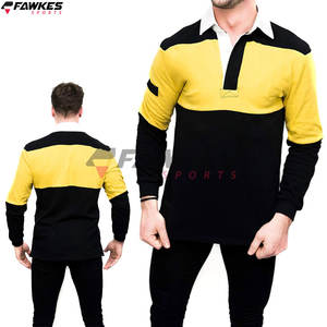 Nouveau design de maillot de rugby pour hommes, impression de logo personnalisé, maillot de rugby pour hommes, maillot de rugby en coton à sublimation - Product Image 5