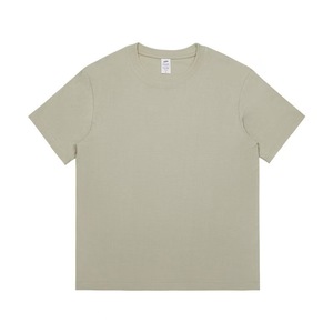 Camisetas de Manga Corta para Hombre, 100% Algodón de Alta Calidad, Talla Grande, Logotipo Personalizado, Tejido de Punto, Color Sólido, Estilo Casual Inglés, Anti-Pilling - Product Image 5