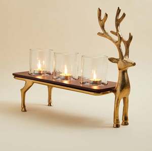 Metal Reindeer Votive <b>Holder</b> Classic Design for Home and Office Decor Wedding Party Events Decorative made india wholesale - Product Image 2