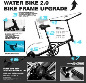 Bicicleta de agua Spatium SUP para Lago, bicicletas de agua inflables, bote de Pedal, bote de pesca inflable, Pedal K a y a K - Product Image 2