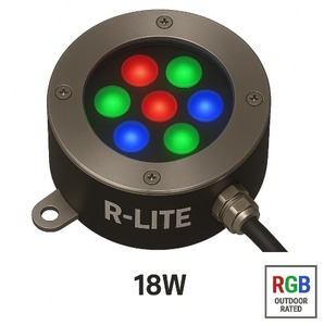 18W LED Fuente Luz RGBW Impermeable Cambio de color Bajo el agua Piscina y Fuente Lámpara DC 24V - Product Image 3