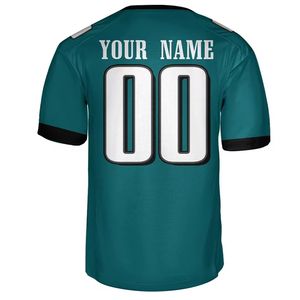 Uniforme de fútbol americano de talla grande manga corta 100% poliéster ligero transpirable secado rápido equipo uso sublimación impresa - Product Image 2