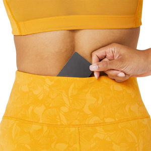 Mallas totalmente personalizadas, nueva ropa deportiva, pantalones de Yoga, Color sólido, gimnasio, Fitness, mujeres, Yoga, cintura alta, deportes, mallas acampanadas OEM - Product Image 3