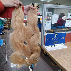 ช่อผมธรรมชาติแบบเป็นลอนคลื่น613ผมคนเวียดนามสีบลอนด์60ช่อผมมนุษย์แบบดิบๆขายส่ง - Product Image 4