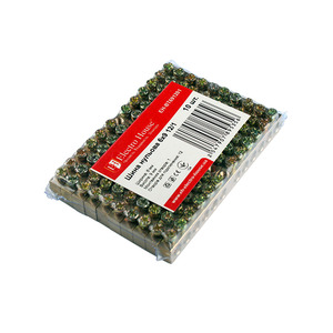 Gran oferta 4/6/7/8/10/12/14/18/24 contactos barra de latón neutro tierra eléctrica con tornillo 6x9 para 1 agujeros 100A bloque de terminales - Product Image 4