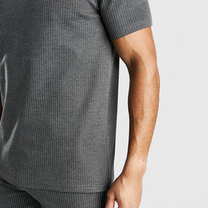 Nouvel arrivage de Twin Set pour hommes Style décontracté Prix de gros Logo personnalisé pour adultes Été deux pièces Mode bon marché - Product Image 5