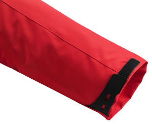 Chaqueta de esquí respetuosa con el medio ambiente, impermeable, transpirable, para exteriores, con cremallera y logotipo personalizado para hombre, venta al por mayor, snowboard, capucha roja, deporte, Invierno Plus - Product Image 6