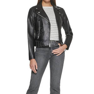 Chaqueta de moda para mujer de alta calidad 2025, ropa de invierno, la mejor llegada, chaquetas de cuero a la moda para mujer a precio barato - Product Image 4