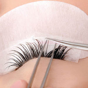 Pinzas para pestañas de acero inoxidable personalizadas de alta calidad para maquillaje, pinzas para cejas con embalaje - Product Image 6