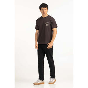 Camisetas de Cuello Redondo de Algodón para Hombre, Corte Holgado, Transpirables, Ropa Informal para Adultos, Proveedor Mayorista de Prendas Lisas con Logotipo Personalizado - Product Image 3