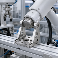Support de montage robotique en aluminium de précision sur mesure M-lathe OEM, pièces usinées CNC, électroérosion à fil pour usinage avec une précision de 0,01 mm