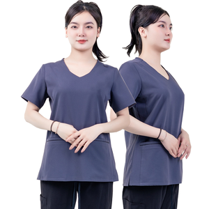 ชุดยูนิเซ็กซ์สำหรับพยาบาล VN SUPPLIERS เนื้อผ้านุ่ม ระบายอากาศได้ดี สวมใส่สบาย ชุดสครับทางการแพทย์ ชุดผ่าตัด ชุดพยาบาล ชุดโรงพยาบาล ผลิตจากโพลีเอสเตอร์ทอ - Product Image 4